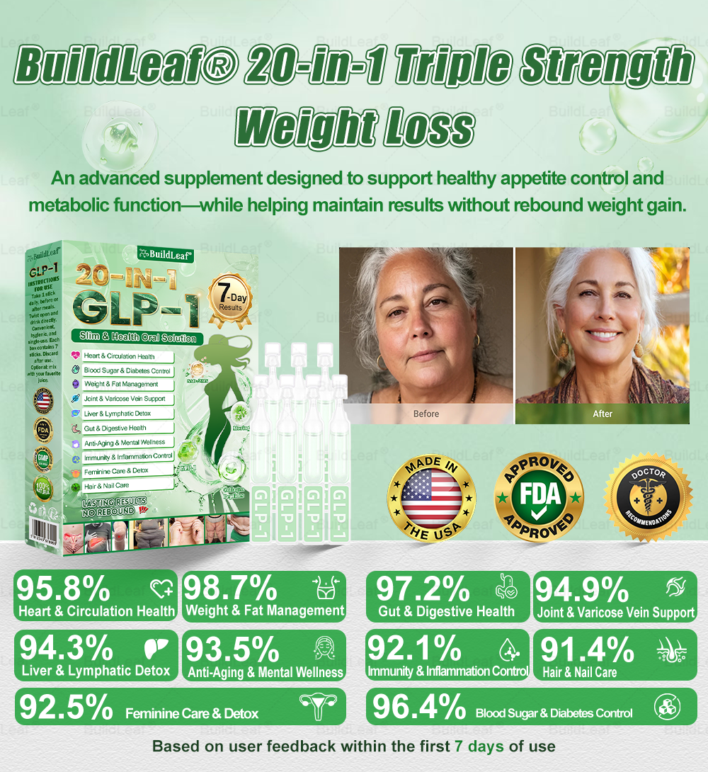 US Online | 𝘽𝙪𝙞𝙡𝙙𝙇𝙚𝙖𝙛® 𝗚𝗟𝗣-𝟭 𝟐𝟎-𝐢𝐧-𝟏 𝐒𝐥𝐢𝐦 & 𝐇𝐞𝐚𝐥𝐭𝐡 𝐎𝐫𝐚𝐥 𝐒𝐨𝐥𝐮𝐭𝐢𝐨𝐧 (𝑶𝒏𝒄𝒆 𝒂 𝒅𝒂𝒚, 𝒓𝒆𝒔𝒖𝒍𝒕𝒔 𝒊𝒏 7 𝒅𝒂𝒚𝒔), 𝑾𝒊𝒕𝒉 100 𝑩𝒊𝒍𝒍𝒊𝒐𝒏 𝑪𝑭𝑼 𝑨𝒄𝒕𝒊𝒗𝒆 𝑷𝒓𝒐𝒃𝒊𝒐𝒕𝒊𝒄𝒔 ✅ 𝑺𝒖𝒑𝒑𝒐𝒓𝒕𝒔 𝒘𝒆𝒊𝒈𝒉𝒕 𝒎𝒂𝒏𝒂𝒈𝒆𝒎𝒆𝒏𝒕, 𝒉𝒆𝒂𝒓𝒕 𝒉𝒆𝒂𝒍𝒕𝒉, 𝒅𝒊𝒂𝒃𝒆𝒕𝒆𝒔, 𝒈𝒖𝒕 & 𝒘𝒐𝒎𝒆𝒏’𝒔 𝒉𝒆𝒂𝒍𝒕𝒉, 𝒘𝒉𝒊𝒍𝒆 𝒇𝒊𝒓𝒎𝒊𝒏𝒈 𝒔𝒌𝒊𝒏 & 𝒃𝒐𝒐𝒔𝒕𝒊𝒏𝒈 𝒆𝒏𝒆𝒓𝒈𝒚.